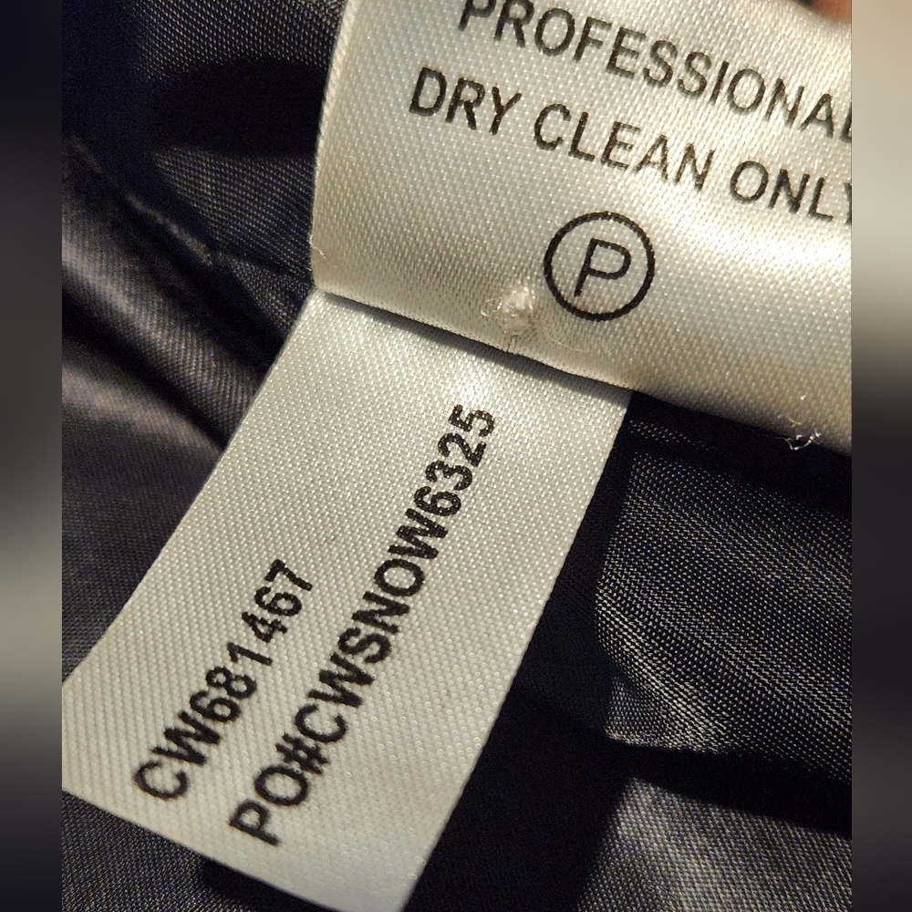 Rare VINTAGE Calvin Klein Luxury Maxi Coat 65% Angora & Wool Genuine Blue Fox, M - Picture 8 of 14